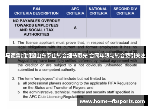 马德鲁加加盟山东泰山转会细节曝光 合同年限与转会费引关注 马德鲁加加盟山东泰山转会细节曝光 合同年限与转会费引关注