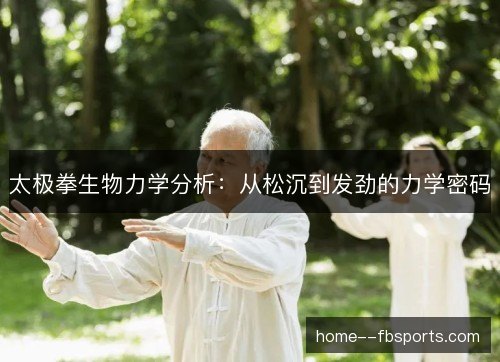 太极拳生物力学分析：从松沉到发劲的力学密码